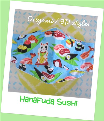 🎴😻🍣 Hanafuda Sushi (3D/ORIGAMI)
