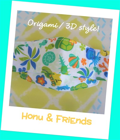 🐙🐟🦀🐠 🐢 HONU & FRIENDS (3D/ORIGAMI - KIDS) 👧👦