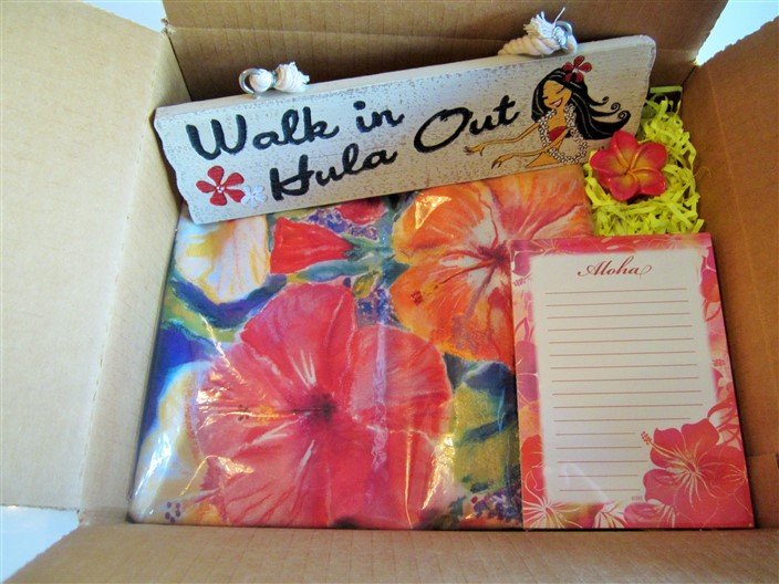 island home - velvet ("hibiscus impression")